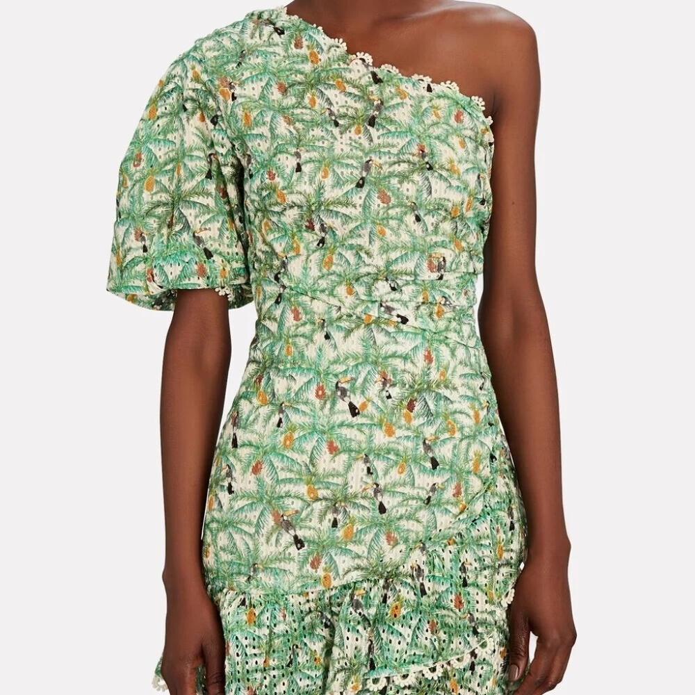 Farm Rio Green Toucan Dress
